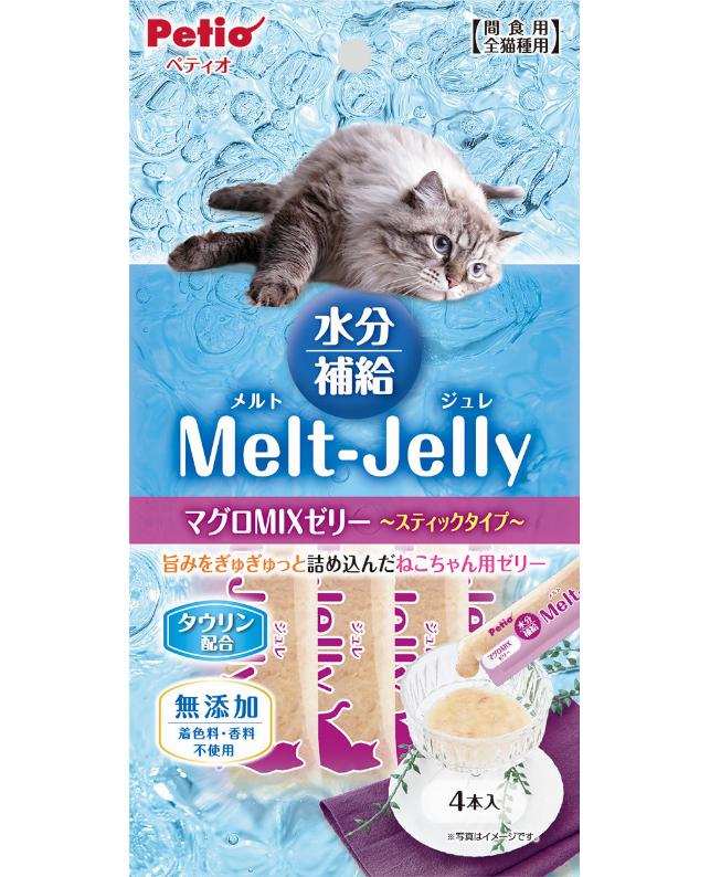 【同梱不可】【30個セット】ペティオ メルトジュレ　水分補給　マグロMIXゼリー　スティック 4本入