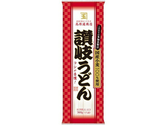 Flat Wheat Noodles - 【25個セット】ニップン　高原通商店　讃岐うどん（国産小麦） 360g