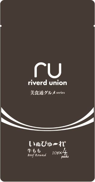 【同梱不可】【24個セット】リバードコーポレーション いぬぴゅーれ　美食通グルメseries　牛もも10g×4本