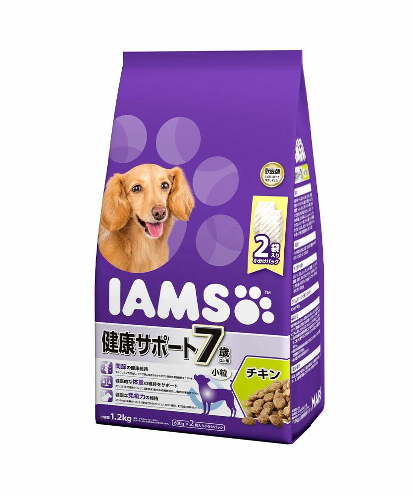 【同梱不可】【2個セット】マースジャパンリミテッド アイムス7歳以上用健康サポートチキン小粒1.2kg