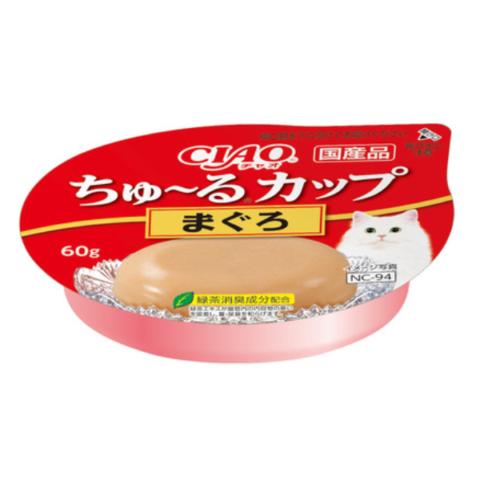 【同梱不可】【48個セット】いなば CIAO ちゅーるカップまぐろ 60g