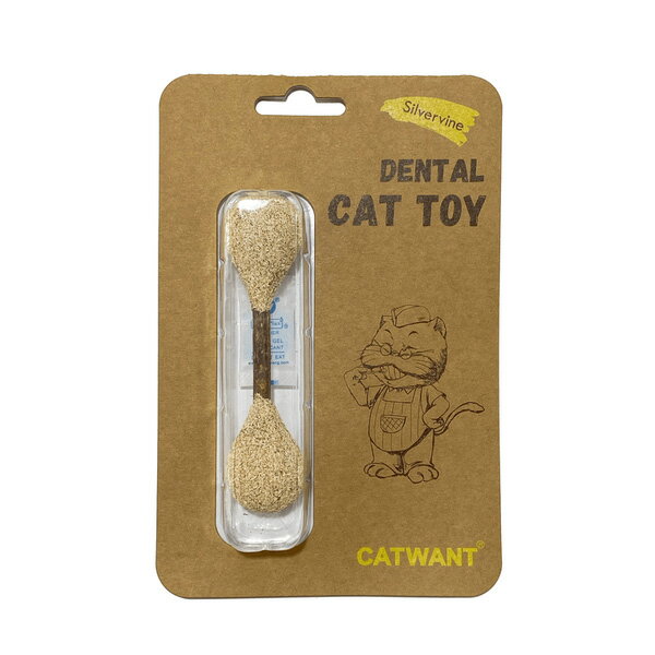 ペットライブラリー 【同梱不可】【2個セット】CATWANT またたび歯みがき棒