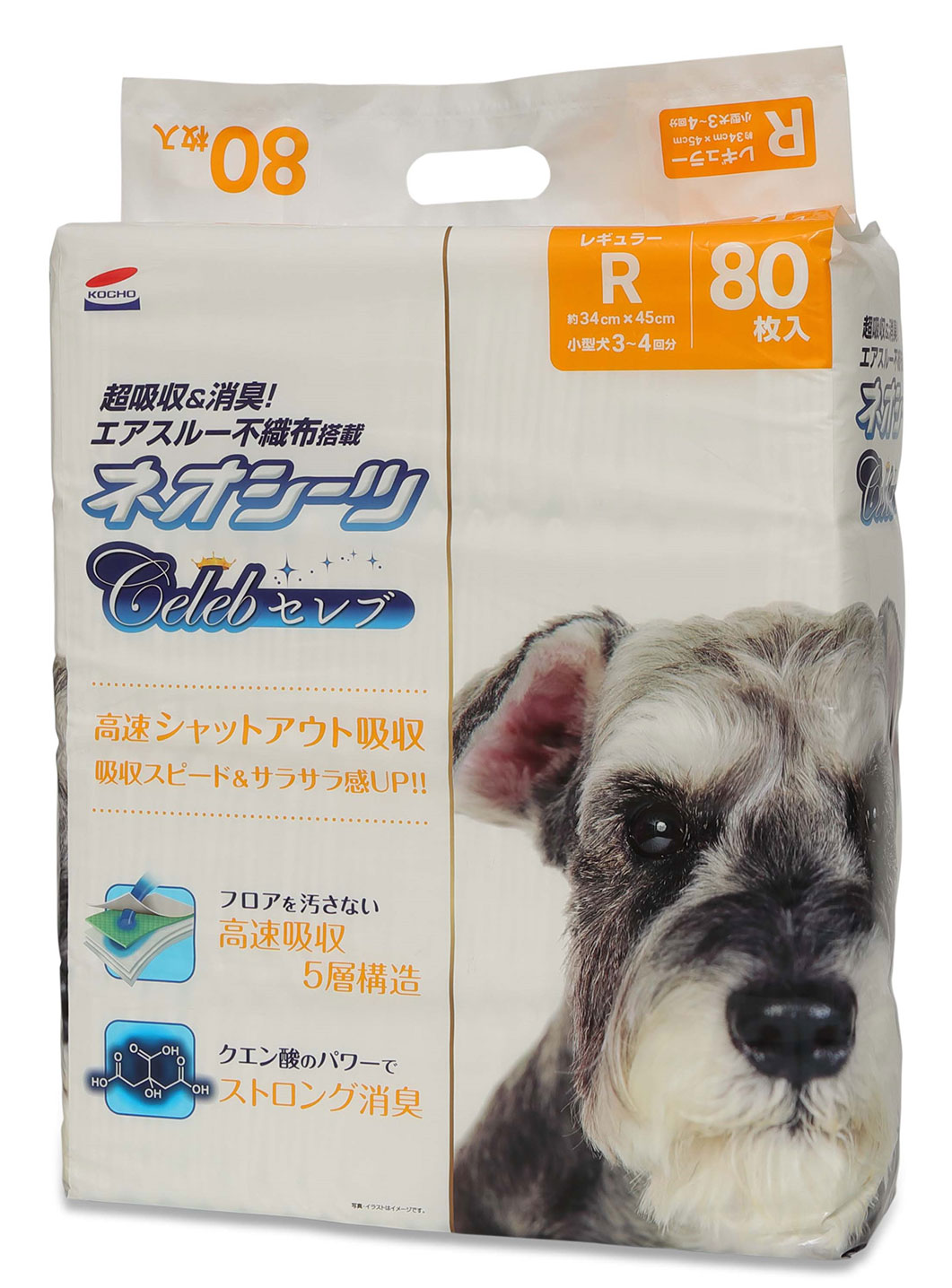 【同梱不可】【4個セット】コーチョー ネオルーライフ ネオシーツセレブ レギュラー 80枚