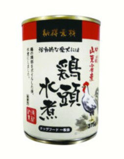 【同梱不可】【6個セット】 ペットライブラリー株式会社 納得素材 鶏頭缶水煮 375g