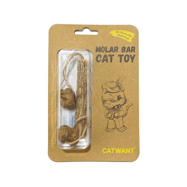 ペットライブラリー 【同梱不可】【12個セット】CATWANT 虫えい果かみかみ棒