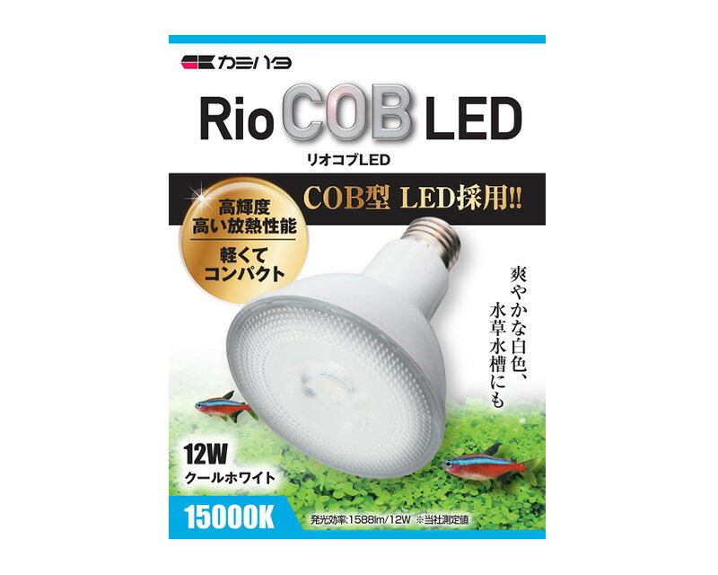 【同梱不可】神畑養魚株式会社用品 RioCOB　LED　クールホワイト　12W