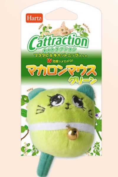住商アグロインターナショナル株式会社 【同梱不可】【6個セット】住商アグロインターナショナル株式会社 ハーツ キャトラクション　マカロンマウス グリーン