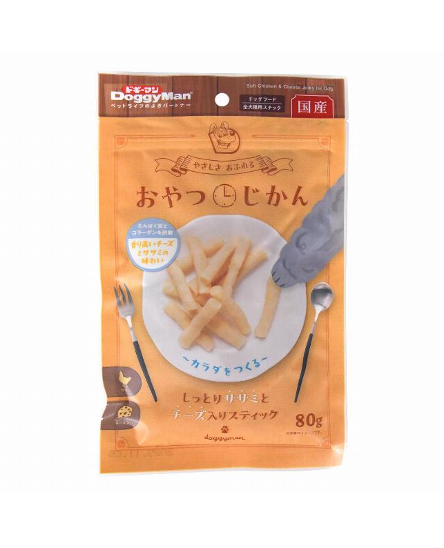 Rakuten - 【同梱不可】【2個セット】 ドギーマンハヤシ しっとりササミとチーズ入りスティック 80g