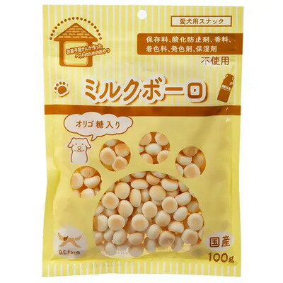 Bolo - 【同梱不可】【10個セット】オーシーファーム ミルクボーロ100g