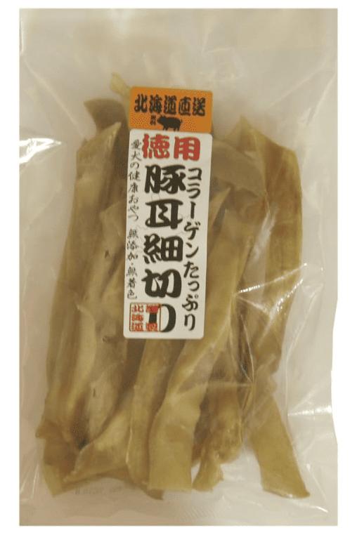 【同梱不可】【2個セット】T・Iコーポレーション　 徳用豚耳細切120g