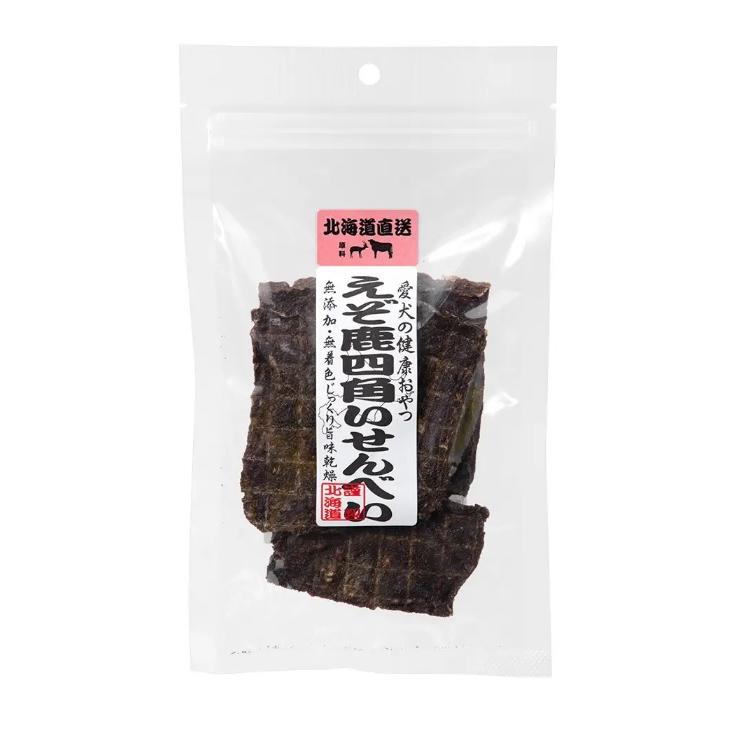 【同梱不可】【5個セット】T・Iコーポレーション えぞ鹿四角いせんべい50g