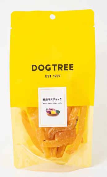 【同梱不可】【3個セット】ドッグツリー　焼き芋スティック　M60g