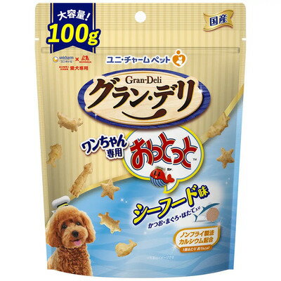 樂天商城 - 【同梱不可】【2個セット】ユニ・チャーム グラン・デリ　ワンちゃん専用おっとっと　シーフード味100g