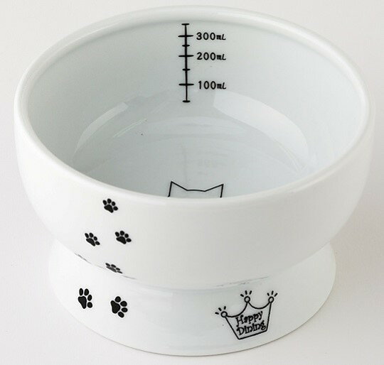 【同梱不可】猫壱　猫用　脚付ウォーターボウルレギュラー