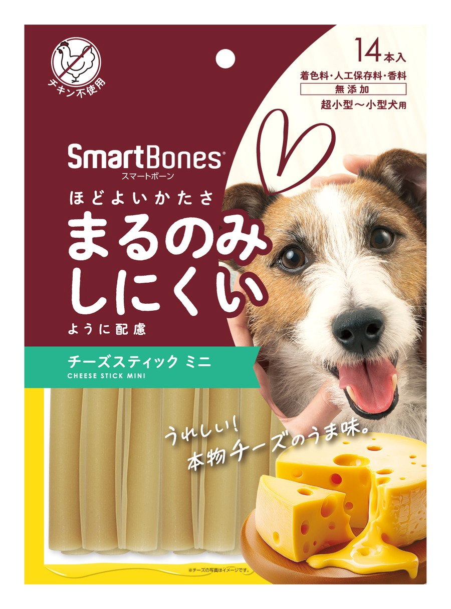 【同梱不可】【3個セット】スペクトラム ブランズ ジャパン スマートボーン チーズスティック ミニ14本