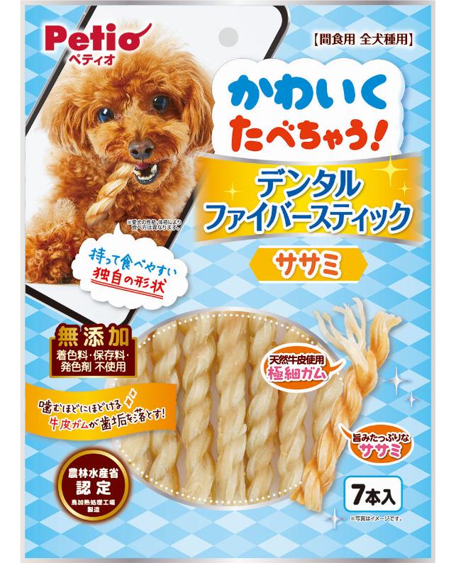 乐天商城 - 【同梱不可】【12個セット】ペティオ かわいくたべちゃう！　デンタルファイバースティック　ササミ7本入