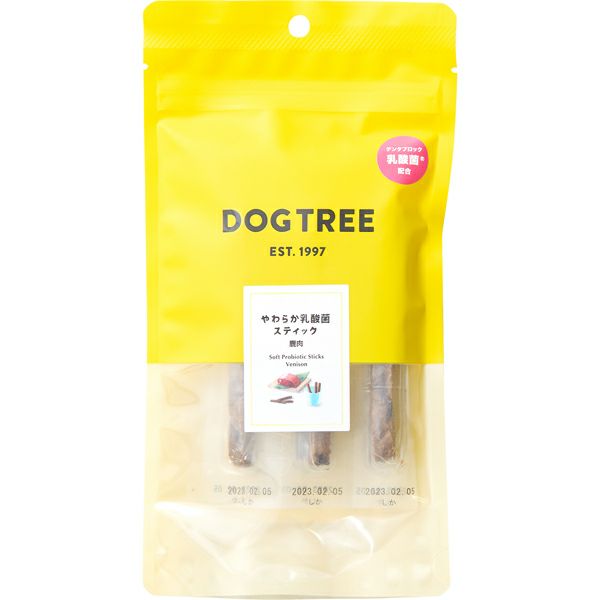 【注意事項】 ・メーカーの都合等により、パッケージ及び内容量、生産地、などが変更される場合がございます。ご了承ください。 ・当店では地球環境への配慮およびお手頃価格での商品の提供のため、簡易的な梱包とさせていただいております。 ・箱潰れなど、製品をご利用いただくのに問題がない場合の返品・交換対応はお受けできません ※期限のある商品について ・賞味期限や消費期限がある商品については、すべて期限まで2ヶ月以上のものを取り扱っております。個別のお問い合わせはご遠慮いただきますようお願い申し上げます。 ・期限が迫った商品は、別途アウトレット商品として販売させていただいております。 商品説明■　商品詳細犬のお口の健康に関する研究結果が得られた「デンタブロック乳酸菌(R)」配合。 やわらかく細切りなのでちぎりやすく、お口の小さな小型犬やシニア犬にもおすすめです。 4580657821228■　原産国日本■　メーカードッグツリー■　広告文責ライフジェネレーション株式会社 TEL:06-6809-2484