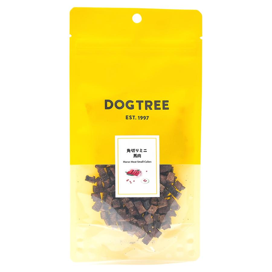 【同梱不可】【10個セット】ドッグツリー　角切りミニ馬肉　M35g
