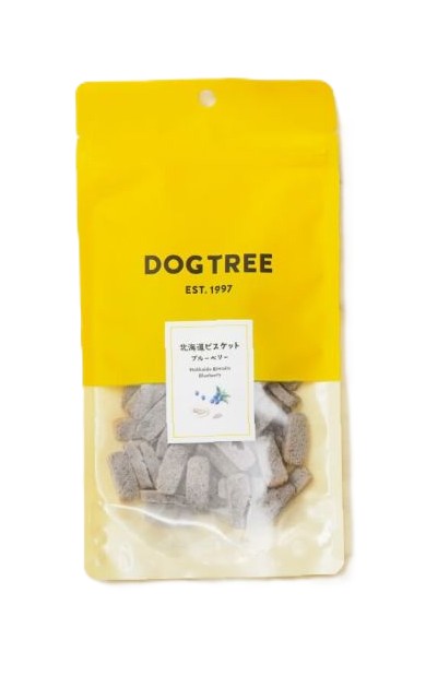 【同梱不可】【3個セット】ドッグツリー 北海道ビスケット　ブルーベリーM50g