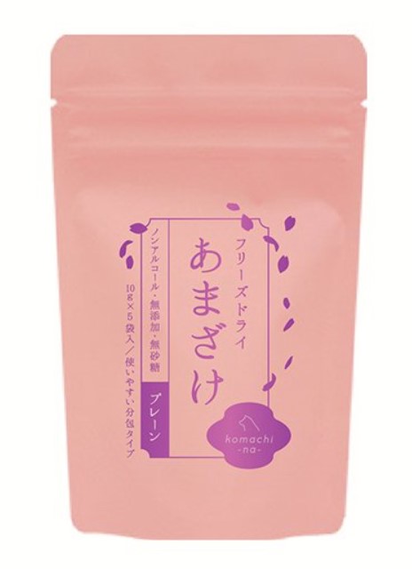 Rakuten - 【同梱不可】【12個セット】アクシエ株式会社 komachi‐na‐　フリーズドライ　あまざけ　プレーン10g