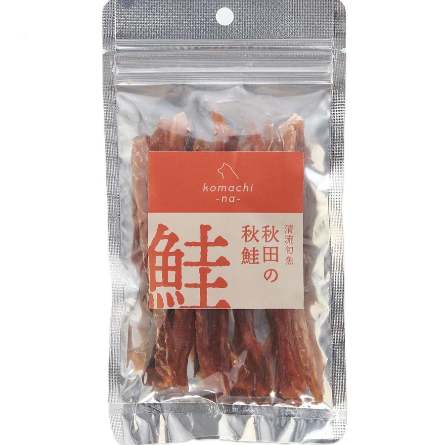 【同梱不可】【24個セット】アクシエ株式会社 komachi‐na‐　秋田の秋鮭スティック35g