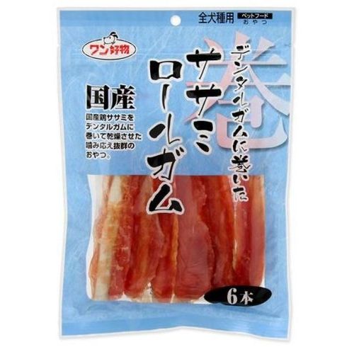 樂天商城 - 【同梱不可】【3個セット】アイル　デンタルガムに巻いたササミロールガム6本