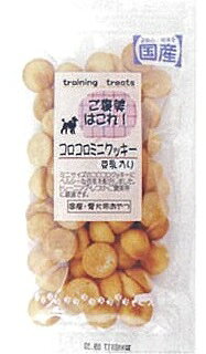 【同梱不可】【24個セット】エースプロダクツ　コロコロミニクッキー豆乳入り40g