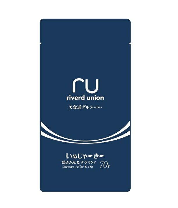 【同梱不可】【6個セット】 リバードコーポレーション いぬじゃーきー 美食通グルメseries 鶏ささみ&タラサンド 70g