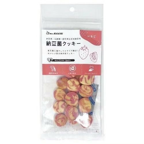 Rakuten - 【同梱不可】【24個セット】オフィスピースワン 納豆菌クッキーいちご30g