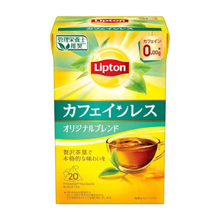 【36個セット】キーコーヒー　リプトン　カフェインレスティー 20p