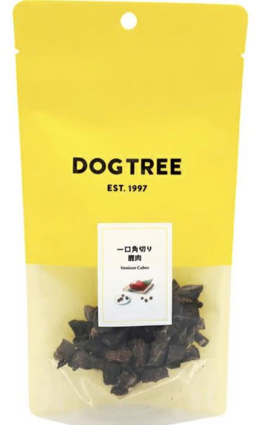 【同梱不可】ドッグツリー 一口角切り　鹿肉　M35g