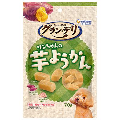【同梱不可】【3個セット】 ユニ・チャーム グラン・デリおやつワンちゃんの芋ようかん70g