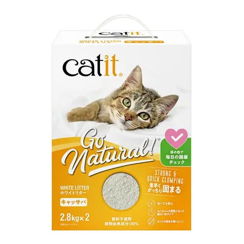 【同梱不可】【2個セット】 ジェックス Catitホワイトリターキャッサバ5．6kg
