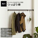 【送料無料】突ぱりパワフルポール 75~120cm/110~190cm/170~280cm 【 突ぱり棒 つっぱり棒 ツッパリ棒 突っ張り棒 パーテーション 間仕切り カーテンポール 】LF611B10b000