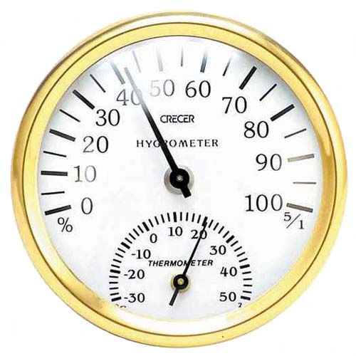 CRECER　温度計・湿度計　　CR‐101W