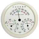 CRECER　不快指数計付温湿度計ホワイト　　CF‐310W