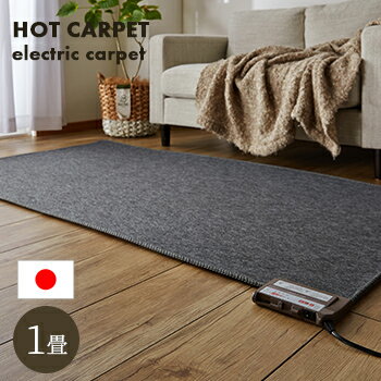 【★国産★ 送料無料】ホットカーペット 1畳 本体　88x176cm【 電気カーペット ホットカーペット 1畳用 本体 】[01thc]