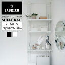 SHELF RAIL 300/600/900/1200【壁面収納 可動棚 棚受けレール ラブリコ レール】LF611B04