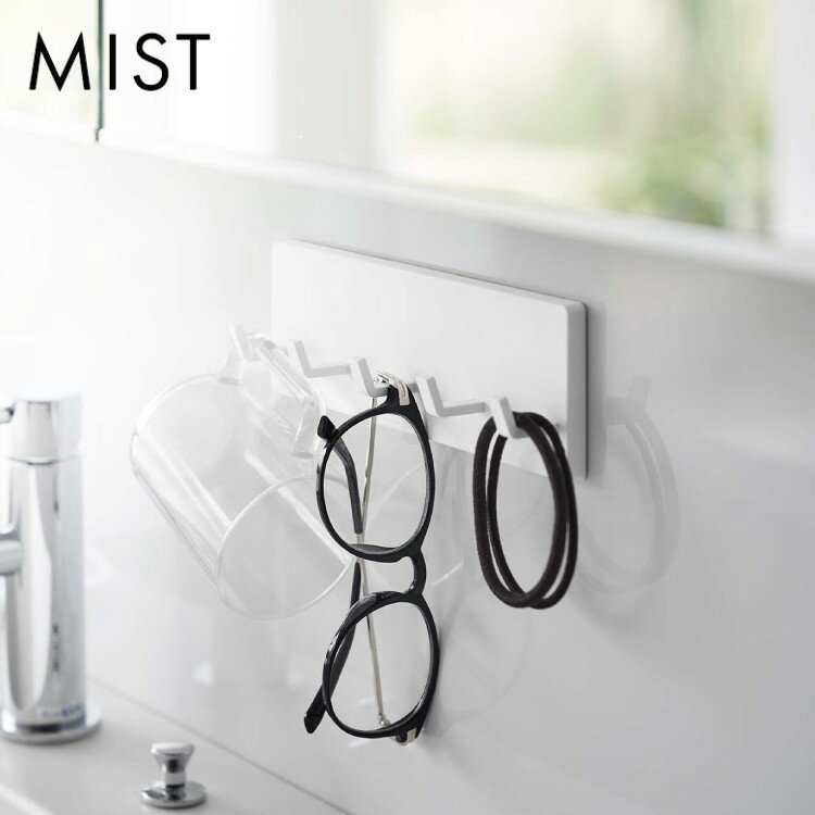 フィルムフック　フック　ミスト　5連【 浴室 洗面所 浮かせる収納 キッチン収納 フック 】[山崎実業]LF570B05