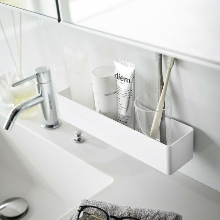 フィルムフック　ラック　プレート　W30【 浴室 洗面所 浮かせる収納 キッチン収納 調味料 】[山崎実業]LF570B05