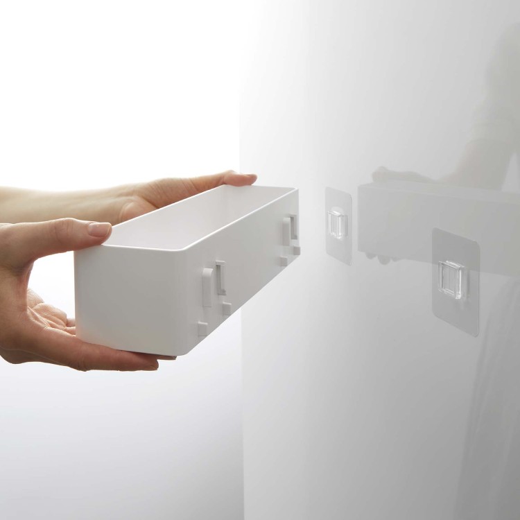 フィルムフック　ラック　プレート　W30【 浴室 洗面所 浮かせる収納 キッチン収納 調味料 】[山崎実業]LF570B05