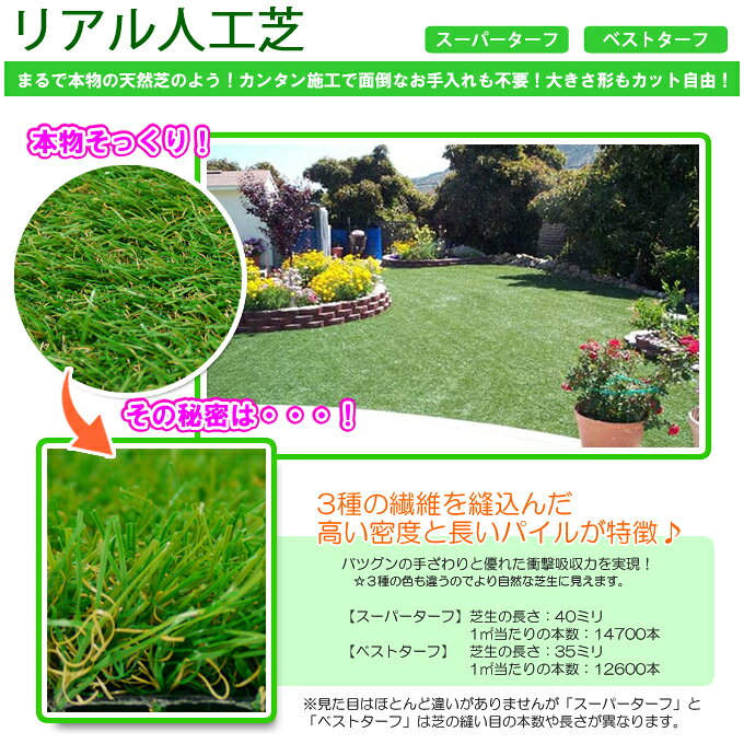 リアル人工芝【スーパーターフ】 10m 100...の紹介画像2