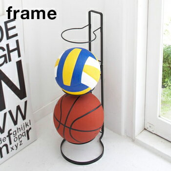 【 送料無料 】ボールスタンドフレーム ブラック 07290【 ボールスタンド 収納 整理 片付けボール置き サッカーボール バスケットボール バレーボール 】通販 サッカー 用品 セール