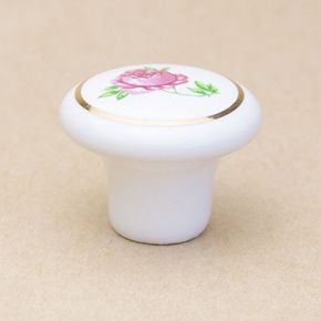 WAKI セラミックツマミ　TW-166〈白花〉