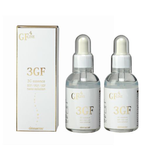 【2本セット】EGF 美容液 FGF IGF 原液 3GF エッセンス 60mL 2本 demarrer デマレ 化粧品 ヒアルロン酸 レチノール グロスファクター 成長因子 ハリ エイジングケア エレクトロポレーション イ…