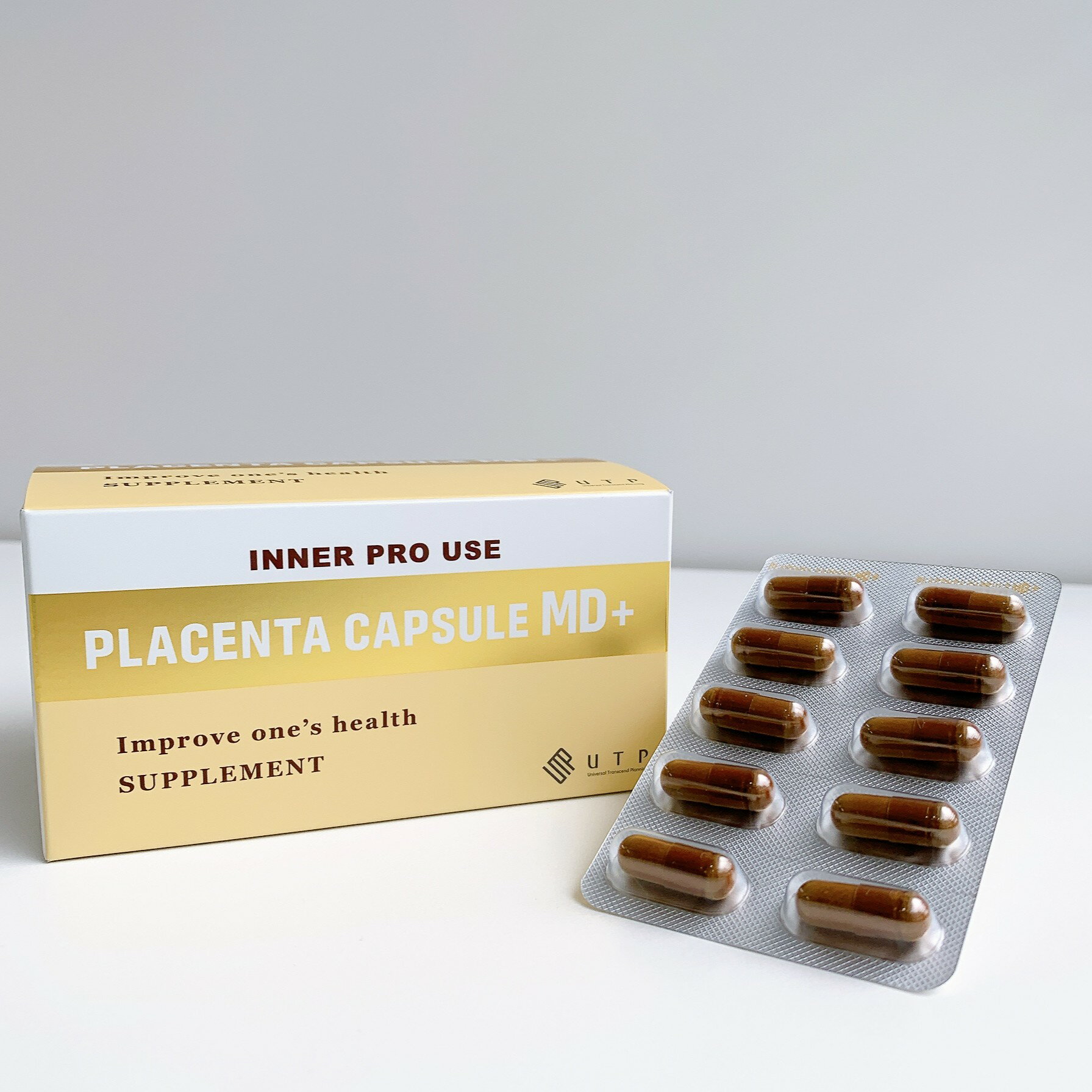 プラセンタカプセル MD+ 480mg ×120カプセル 高配合プラセンタ純末320mg プラセン...