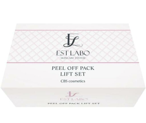 エステラボ ピールオフパック リフトセット 6回分 業務用 専用エッセンス付 リニューアル版 パック専用美容液 ピールオフタイプのパック CBS化粧品 エステティックサロン専売品 EST LABO 正規品【送料無料/沖縄・離島除く】