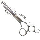 BEL scissors コブ有りオフセットハンドル 業務用シザー BSC-02 6.0インチ ブラントカット用 パワータイプ 業務用 美容シザー 理美容ハサミ...