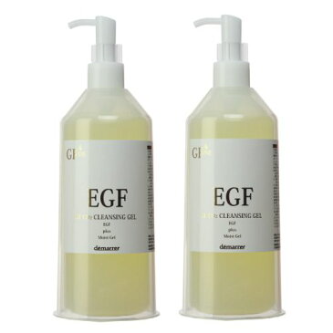 EGF グロスファクター【2本セット】GF炭酸クレンジングジェル 400g×2本 demarrer デマレ 炭酸 クレンジング ゲル メイク落とし エイジングケア シワ たるみ ハリ 業務用 化粧品 イージーエフ 成長因子 正規品 母の日【商品レビューで500円クーポン】送料無料