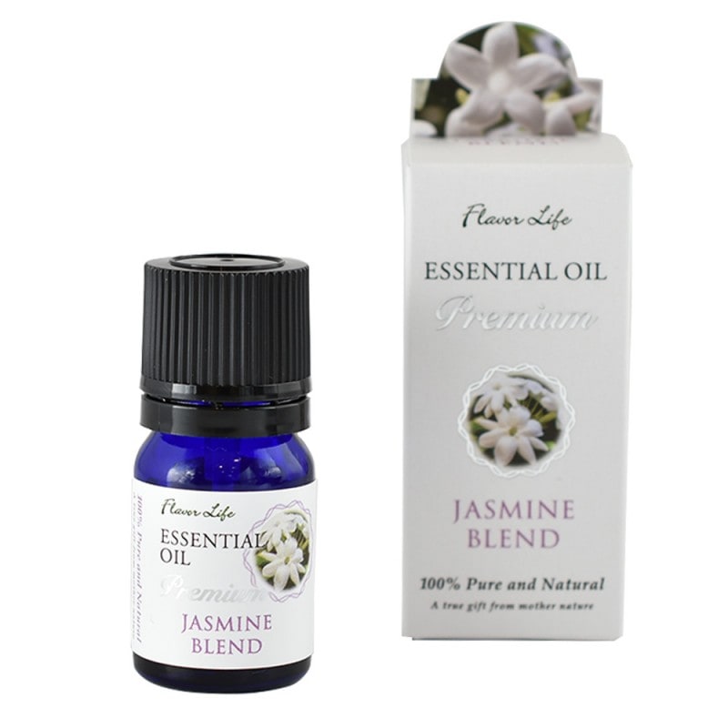 【ネコポス/ポスト投函】フレーバーライフ プレミアムブレンドエッセンシャルオイル ジャスミンブレンド 3mL 香りの王“ジャスミン”を贅沢に配合したブレンド精油 濃厚なフローラルブーケの香り Flavor Life 精油 アロマ アロマテラピー玄関 寝室 リビング 正規品